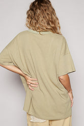POL V-Neck Half Sleeve T-Shirt OutfitFlow